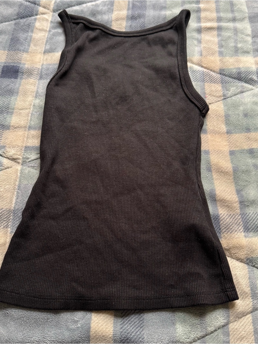 Zara Halter Ribbed Top - Picture 4 of 11